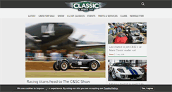 Desktop Screenshot of classicandsportscar.com